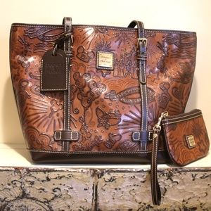 Rare Disney Tote Bag & Wristlet - Dooney & Bourke